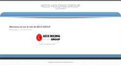 Desktop Screenshot of keco-group.com