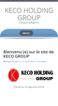 Mobile Screenshot of keco-group.com